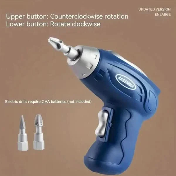 Educatief constructiespel met inbegrepen boormachine