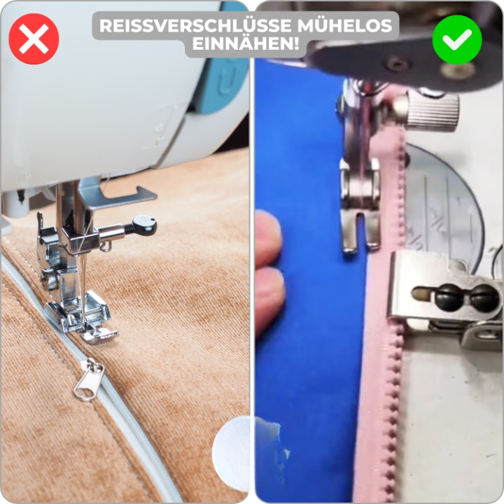 ZipperMaster Pro™ | Perfecte, kreukvrije ritsen voor professionele naai-kunst in een handomdraai!
