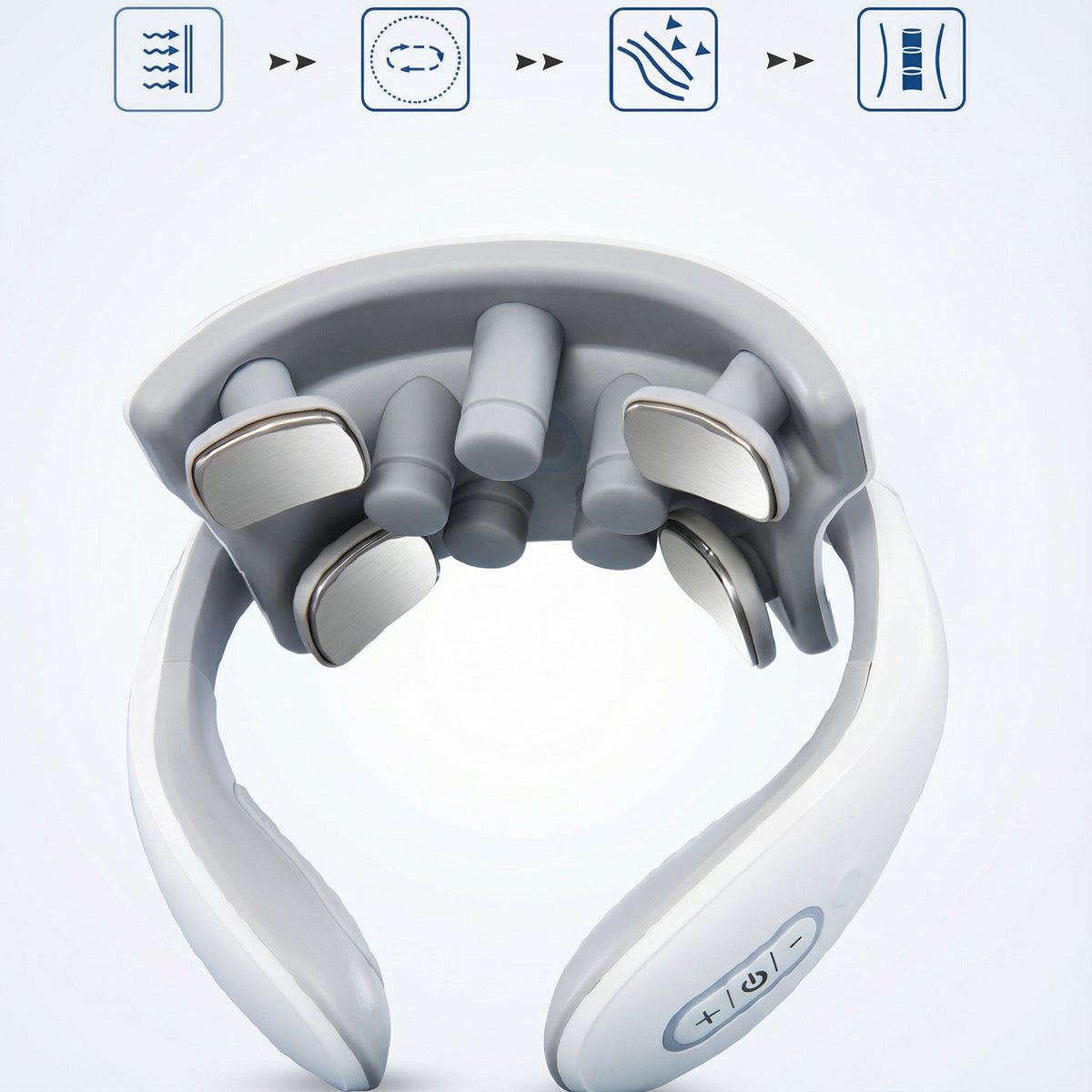 Nackenmassagegerät – Warmtefunctie, Vibratiemodi & Ergonomisch Ontwerp