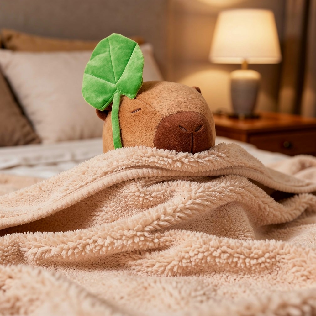 Capybara Knuffeldier voor baby's, kinderen en volwassenen | Schattig knuffeldier | Pluche dier | CapySnug