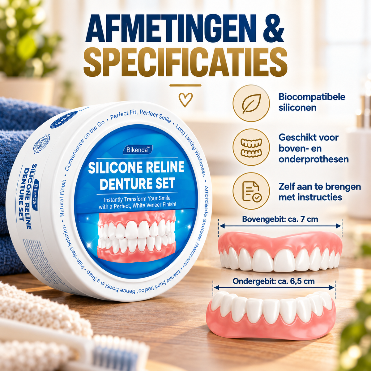 Bikenda | Siliconen Reline-Set – Praktisch Cadeau voor Opa & Oma