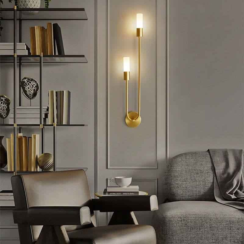 Moderne Wandlamp Rime met 2 Lichten voor Bed- of Slaapkamer