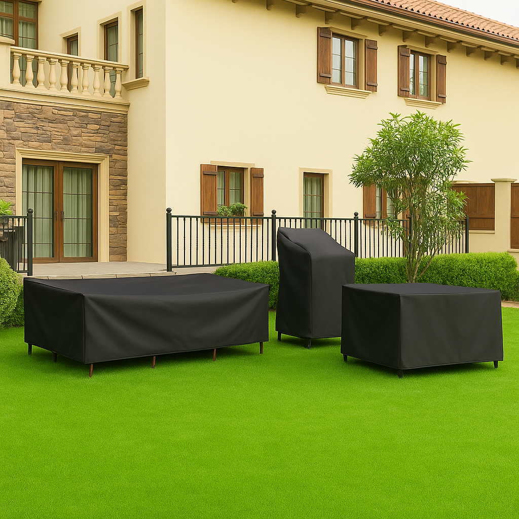 Tuinmeubelbescherming – Duurzame beschermhoes voor buitenmeubelen