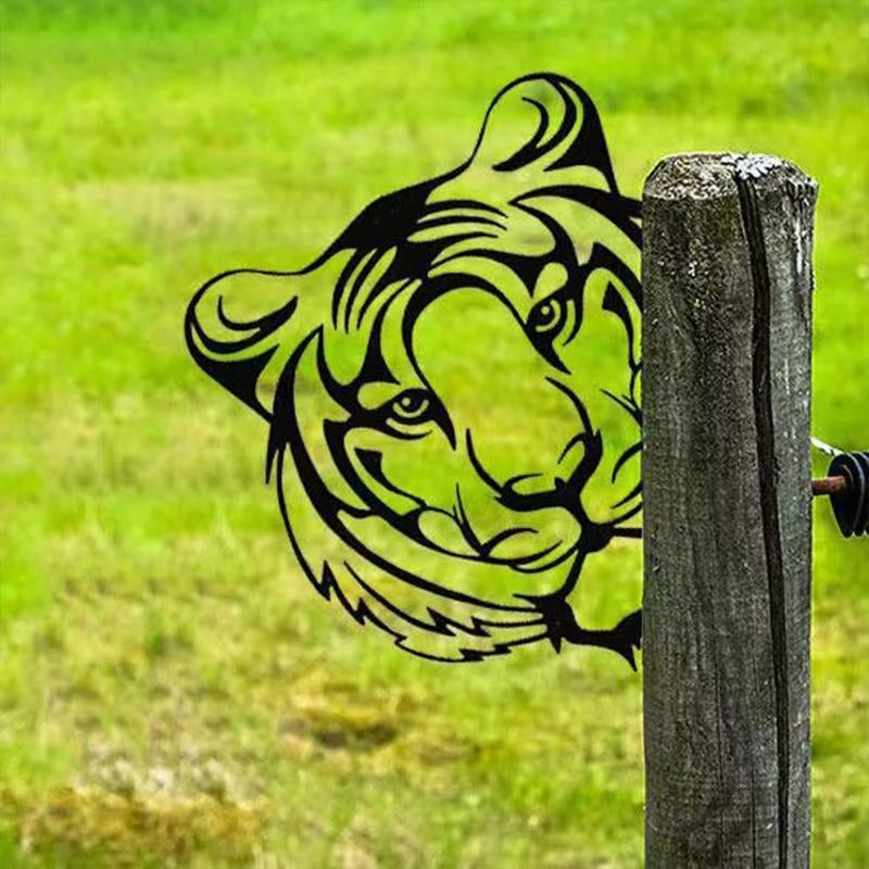 Buiten Tuin Boerderij Spionerende Geit Metaal Kunstwerk Binnen Decoratie