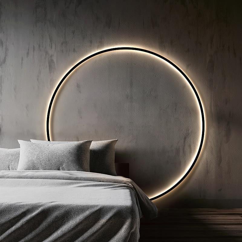 NovaHalo LumaNova Circulaire Wandlamp Voor Moderne Minimalistische Interieurs