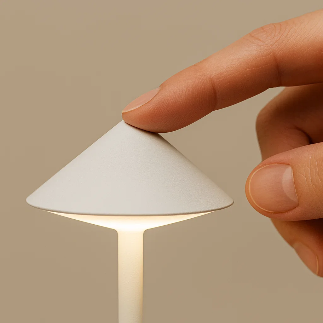 ClarityGlow | Draadloze Tafellamp met Dimbare Verlichting en Waterdicht Ontwerp