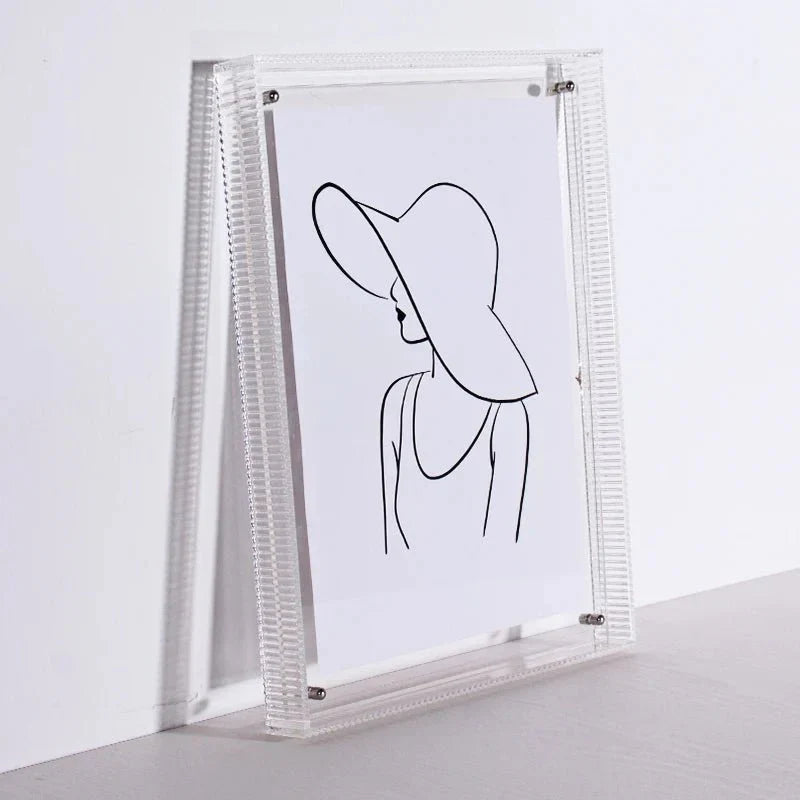 Transparante Acryl Fotolijst | Kleurrijke Minimalistische Designlijst