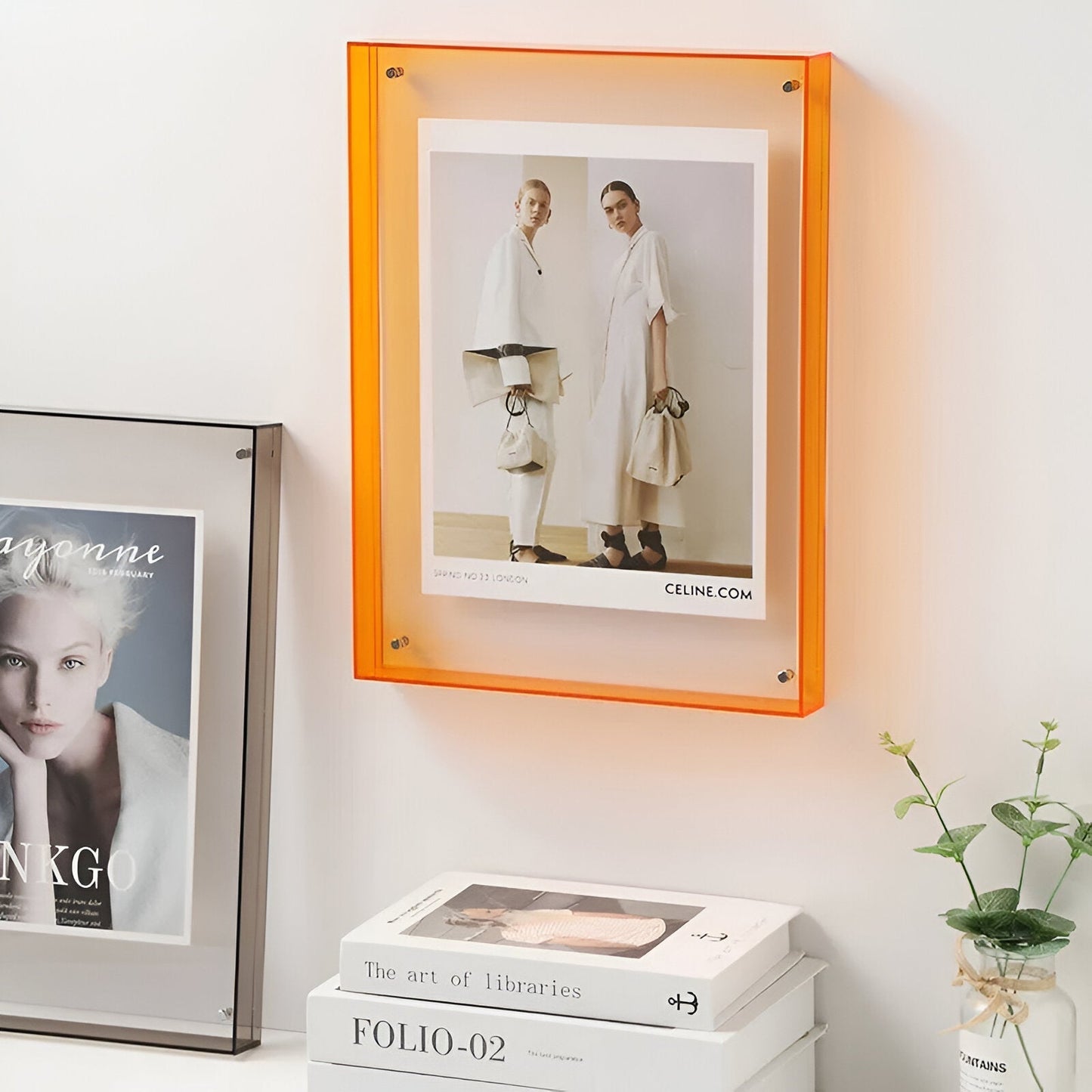 Moderner Designraam van Acryl in Kleur