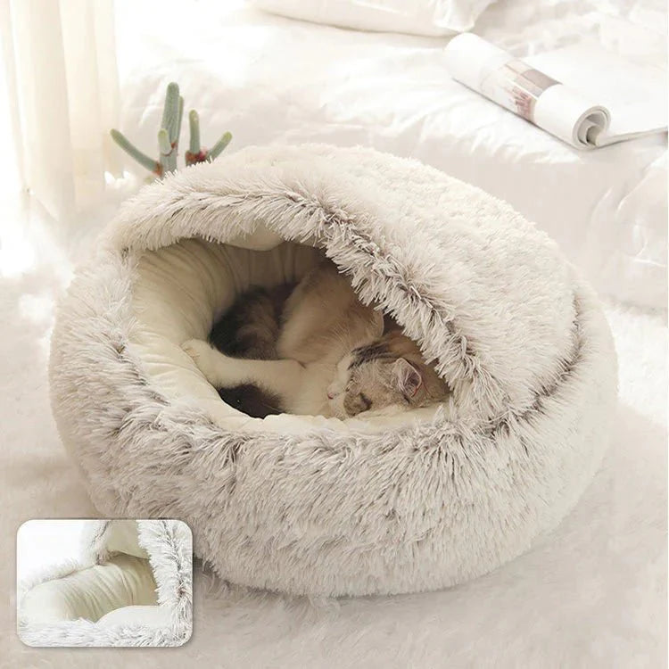 CozyNest • Rustgevende Nest Hond & Kat Bed