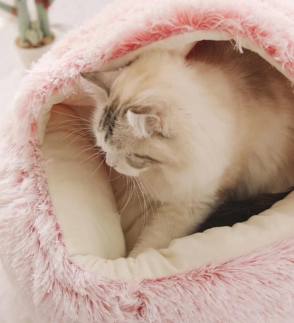 CozyNest • Rustgevende Nest Hond & Kat Bed