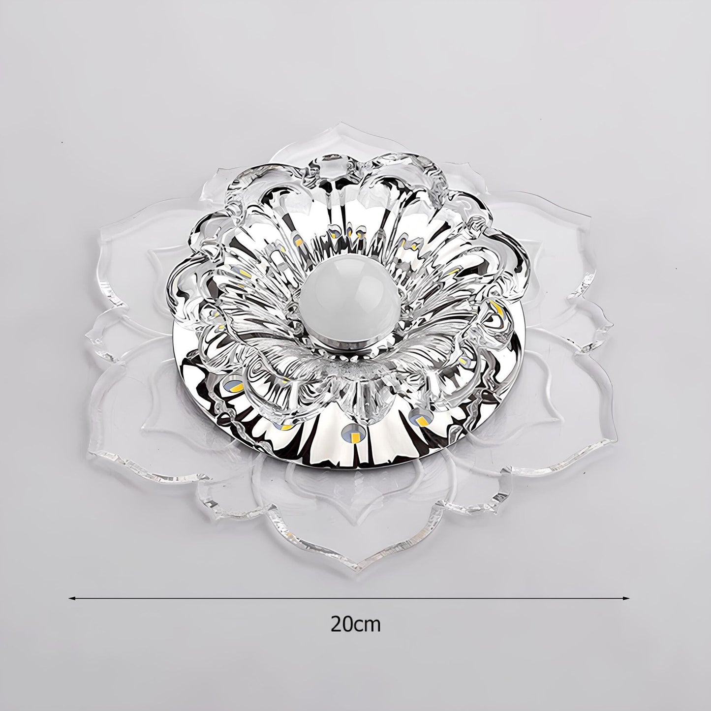 Mirella - Elegante Kristallen LED Plafondlamp met Modern Ontwerp