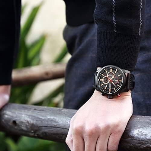 CURREN Chronograaf herenuurwerk
