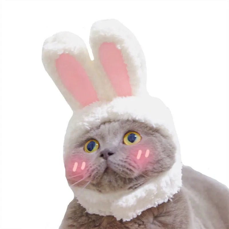 Schattige Konijnenhoed voor Huisdieren – Perfect voor Nieuwjaar & Kerst Cosplay, Feest Foto Props