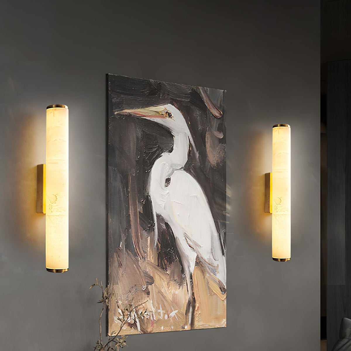 Callisto Spaanse Marmer Koper Moderne Minimalistische Wandlamp