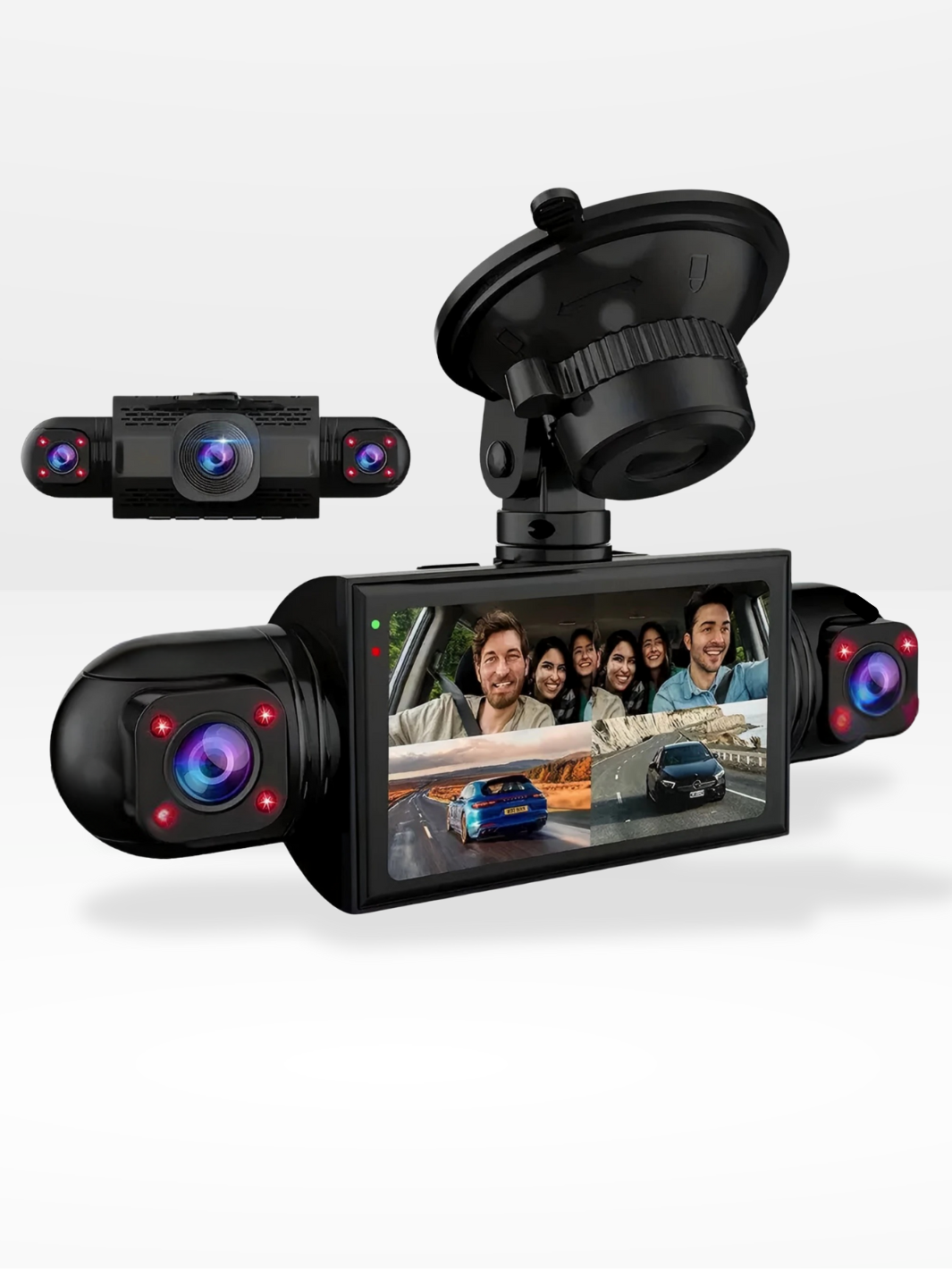 Skanto | 360° Auto Dashcam | DashGard Pro CX360 | Full HD Rijrecorder met Nachtzicht & Parkeerbewaking