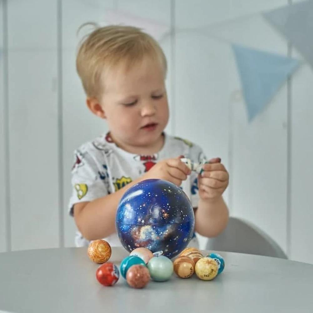 Galaxy Quest Houten Planeet Set – Educatief Avontuur voor Kinderen