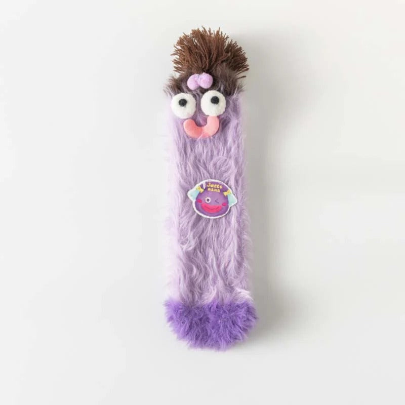 Gezellige & leuke pluche sokken