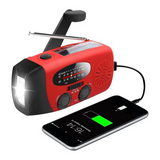 Alles-in-één Noodradio met Zonne-energie en Power Bank