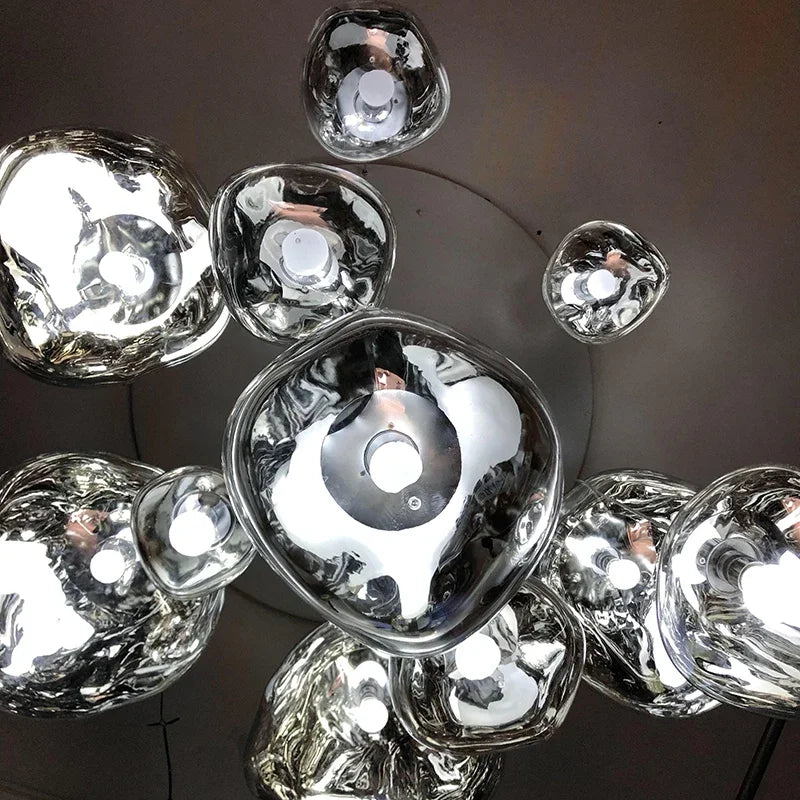 Noordse glazen hanglampen