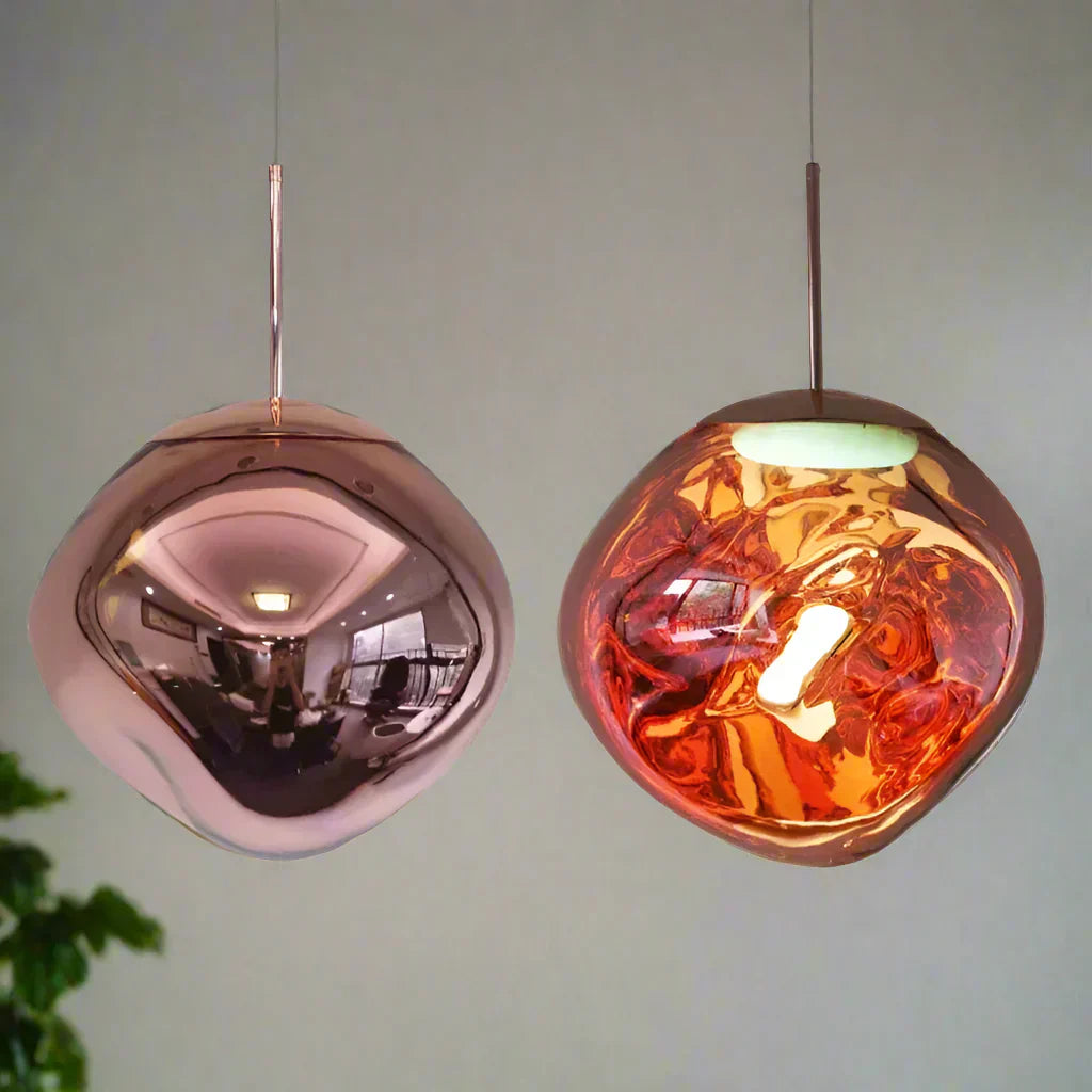 Noordse glazen hanglampen