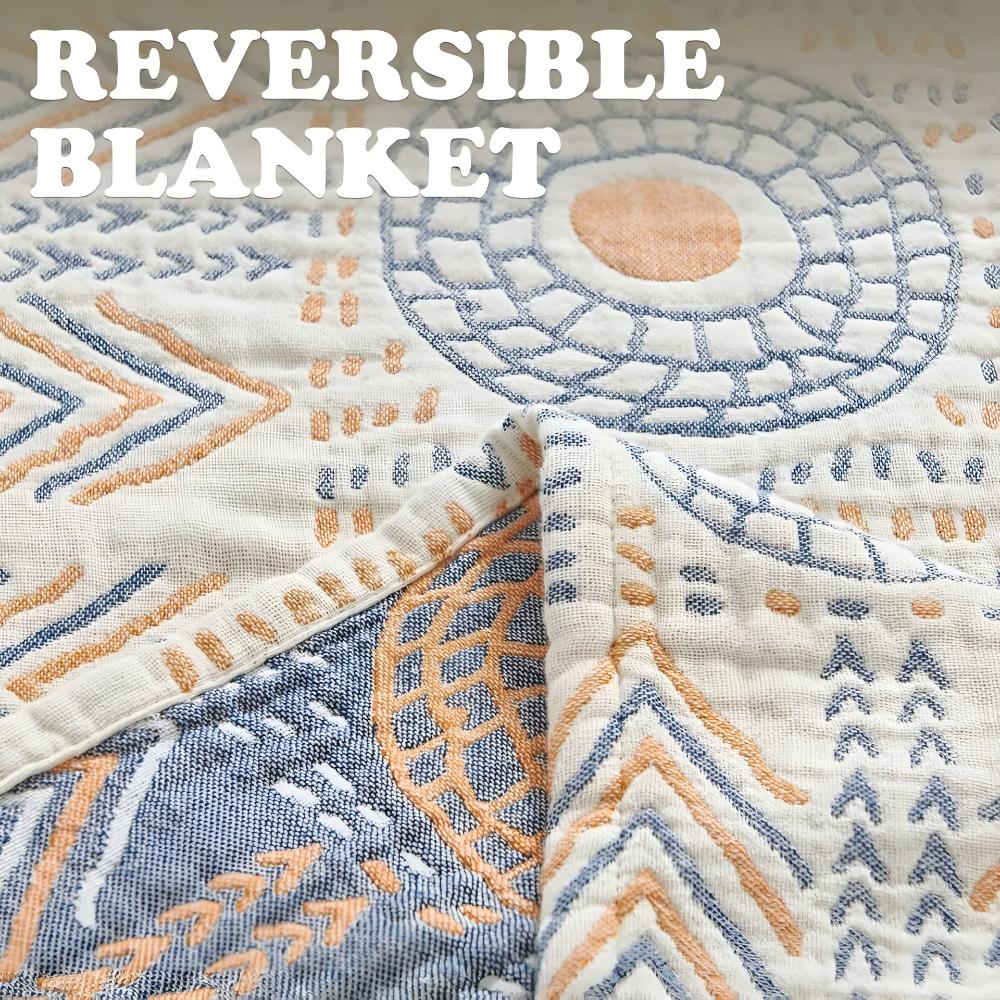 Omkeerbare Chic Katoenen Dekentje