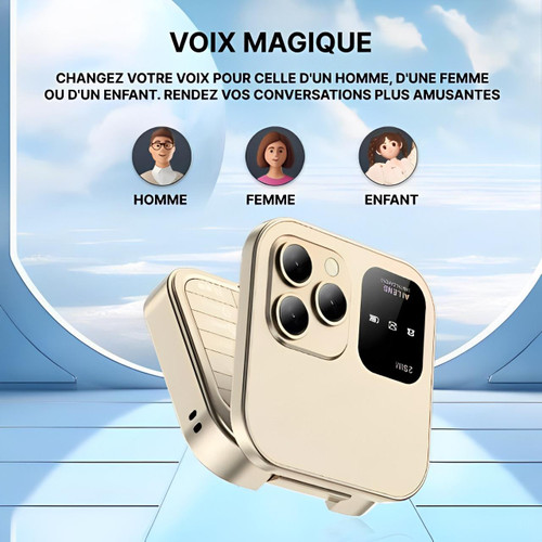 Skanto | Opvouwbare Flip-Telefoon Dual SIM | 1,77" Scherm | 1000 mAh | Micro USB