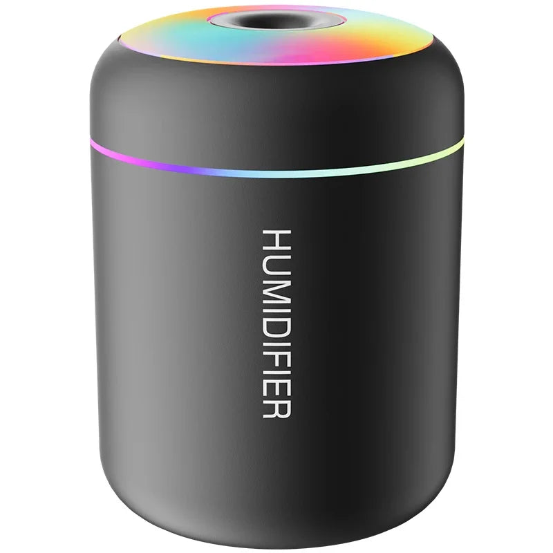 Brehn | MINI LUCHTBEVOCHTIGER MET AROMATHERAPIE - USB-AANGEDREVEN - PERFECT VOOR AUTO EN SLAAPKAMER