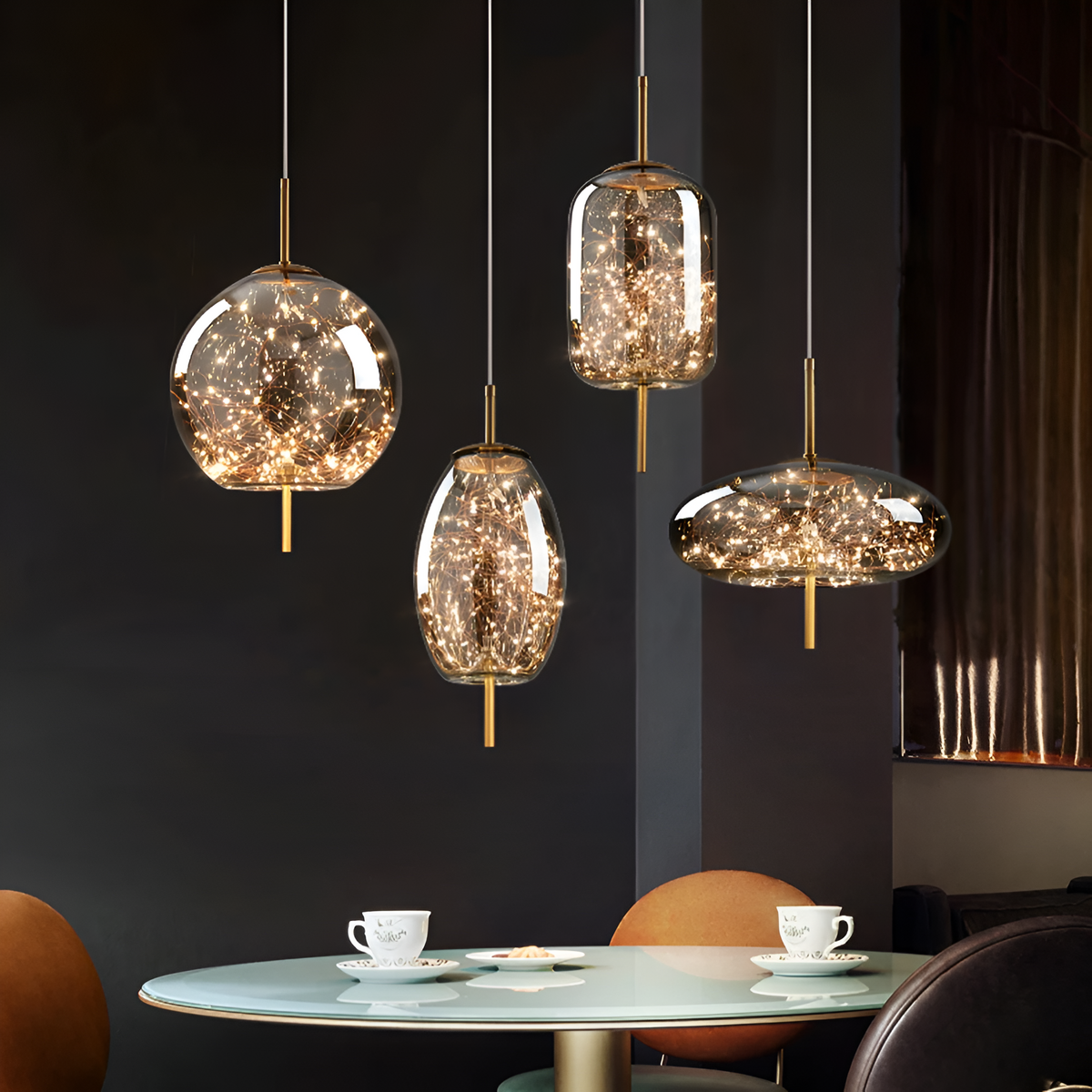 Nordic Luxe Moderne Glazen Hanglamp