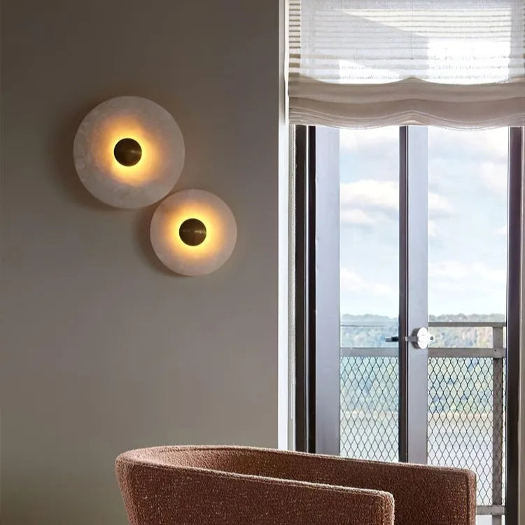 Alabaster Stralings Minimalistische Elegantie Wandlamp