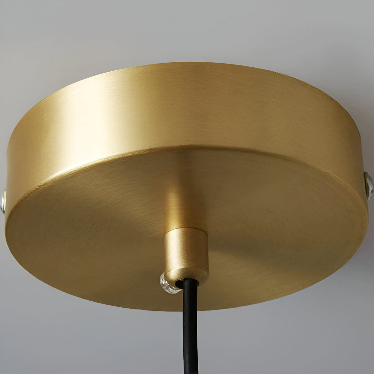 Noordse Stijl Walnoot-Finish IJzeren Hanglamp