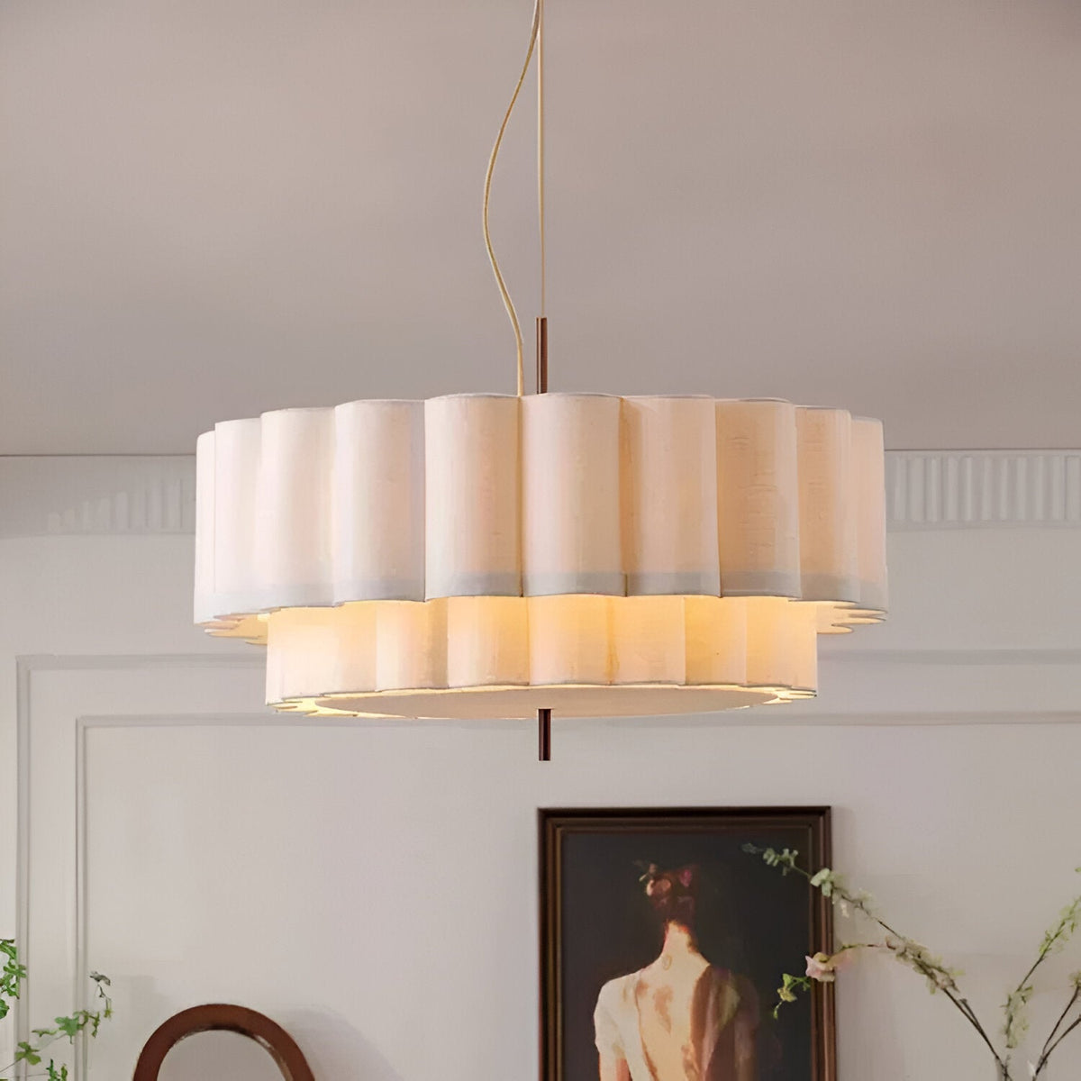 Boho Stoffen Golf Pendant Licht