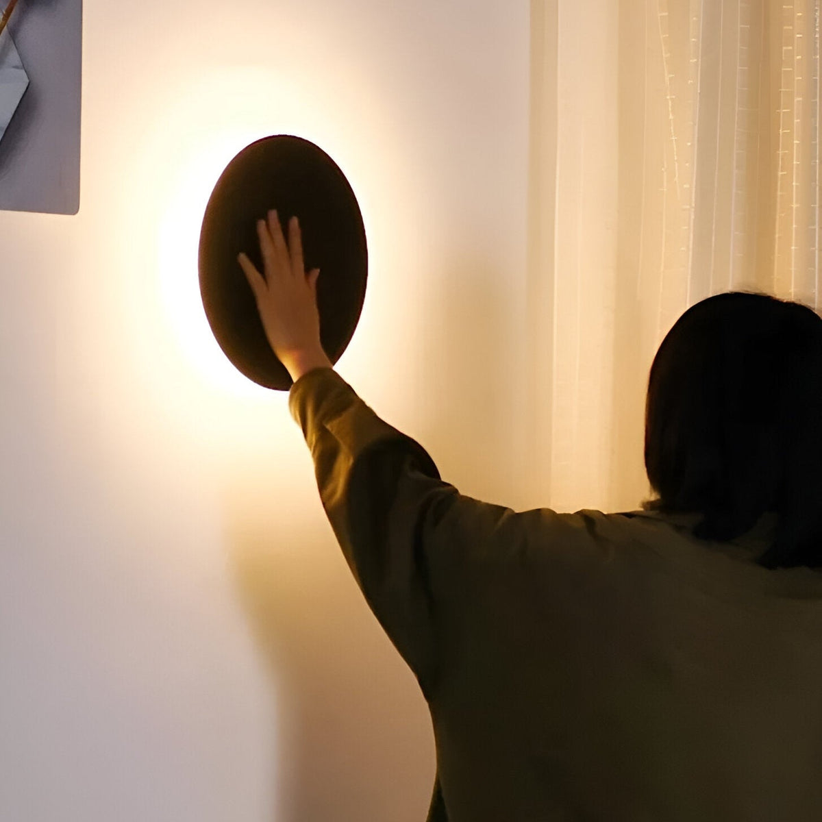 Moderne Nordic Ronde Aluminium Minimalistische LED Wandlamp