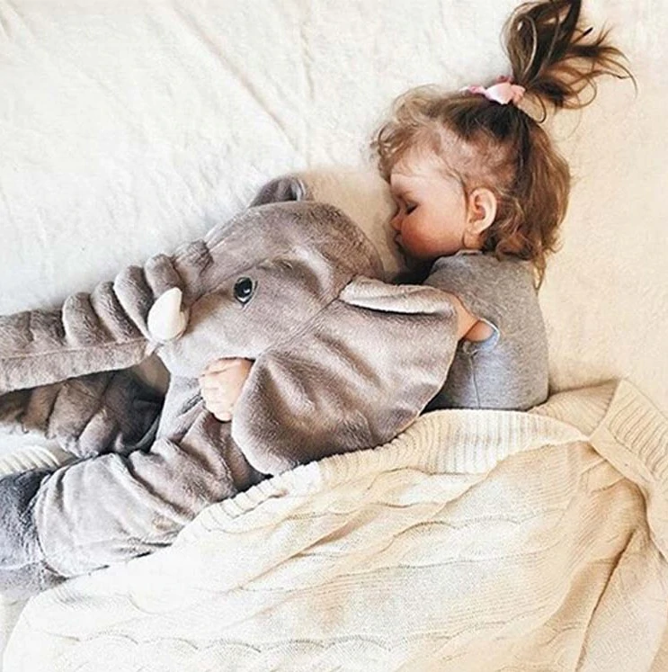 Olifant Knuffel Baby Kussen – Zacht, Knuffelbaar en Comfortabel