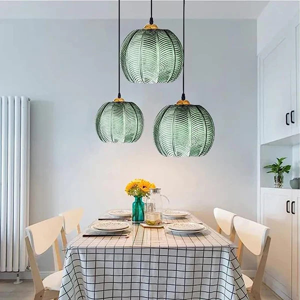 Hanglamp van Glas in de Vorm van een Bal