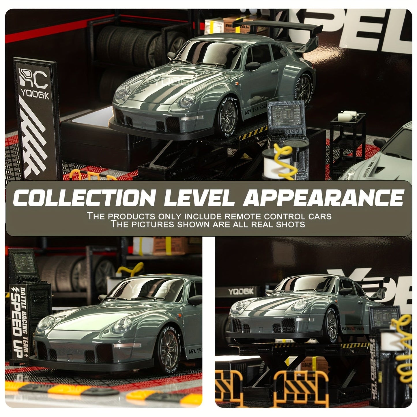 Ultimate 1:24 RC Driftcar met LED-wielen – Oplaadbaar 4WD race speelgoed