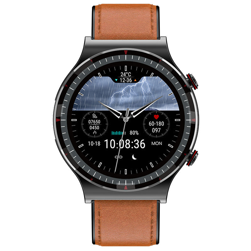 Medische EKG-Smartwatch | CFDA-gecertificeerd | 512Hz Hoge Precisie Biosensor | SpO2- & Hartslagmonitoring | AI-gebaseerde Ademhalingsanalyse | IP67 Waterdicht