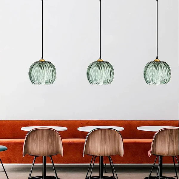 Hanglamp van Glas in de Vorm van een Bal