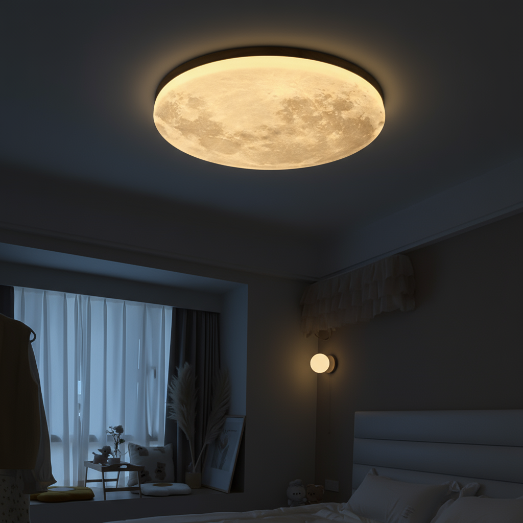 Éclipsa | Rond Plafondlamp – Moderne Minimalisme & Warme Sfeer