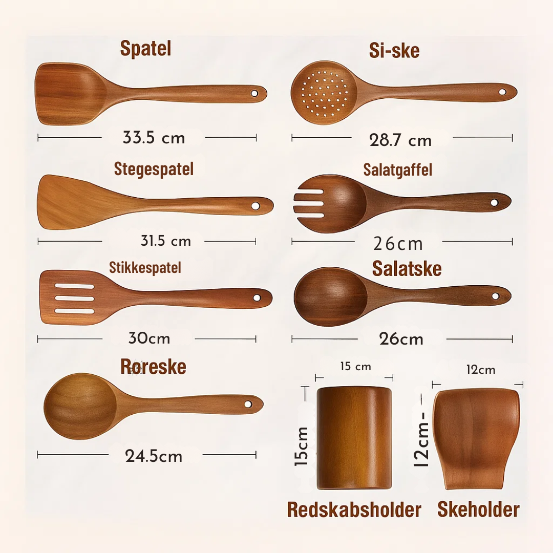 EcoChef | Set voor Duurzaam Koken in Hout