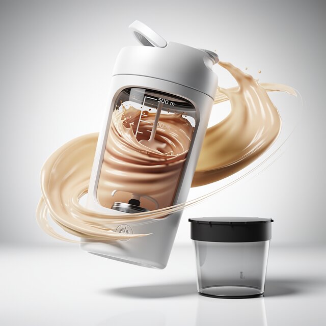 Elektrische Protein Shaker | Zelfroerende Shaker Beker | USB Mixer Beker | Mixadel