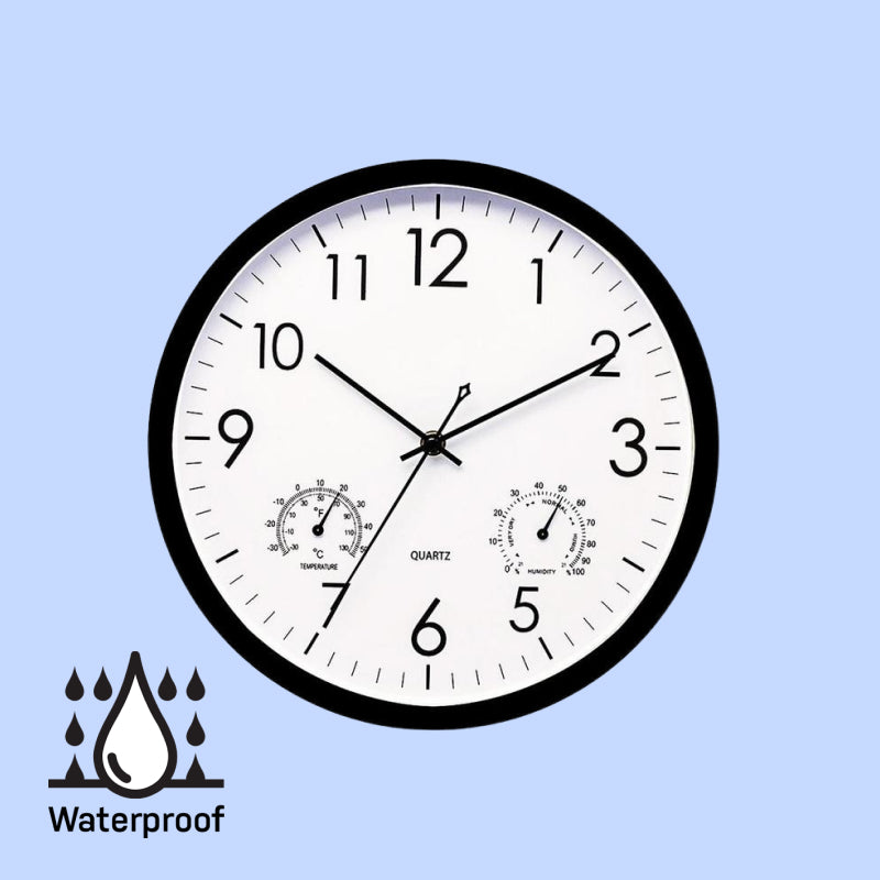 EverTick | Buitenwandklok – Perfect voor Ontspanning op het Terras