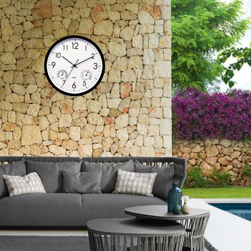EverTick | Buitenwandklok – Perfect voor Ontspanning op het Terras