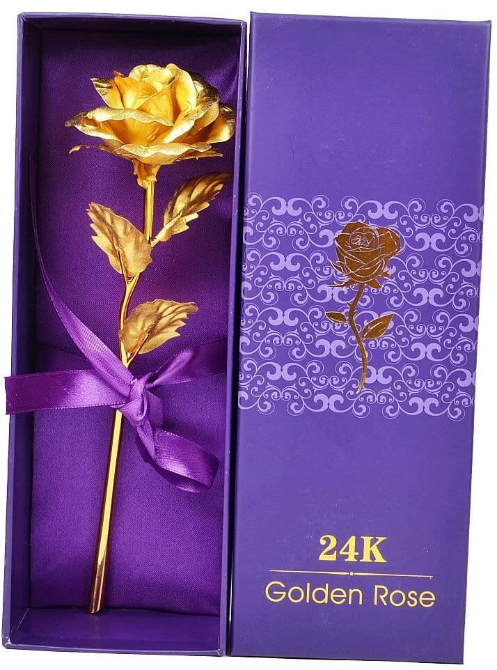 Eternity Rose 24K Goudgeplateerd Folie Cadeau
