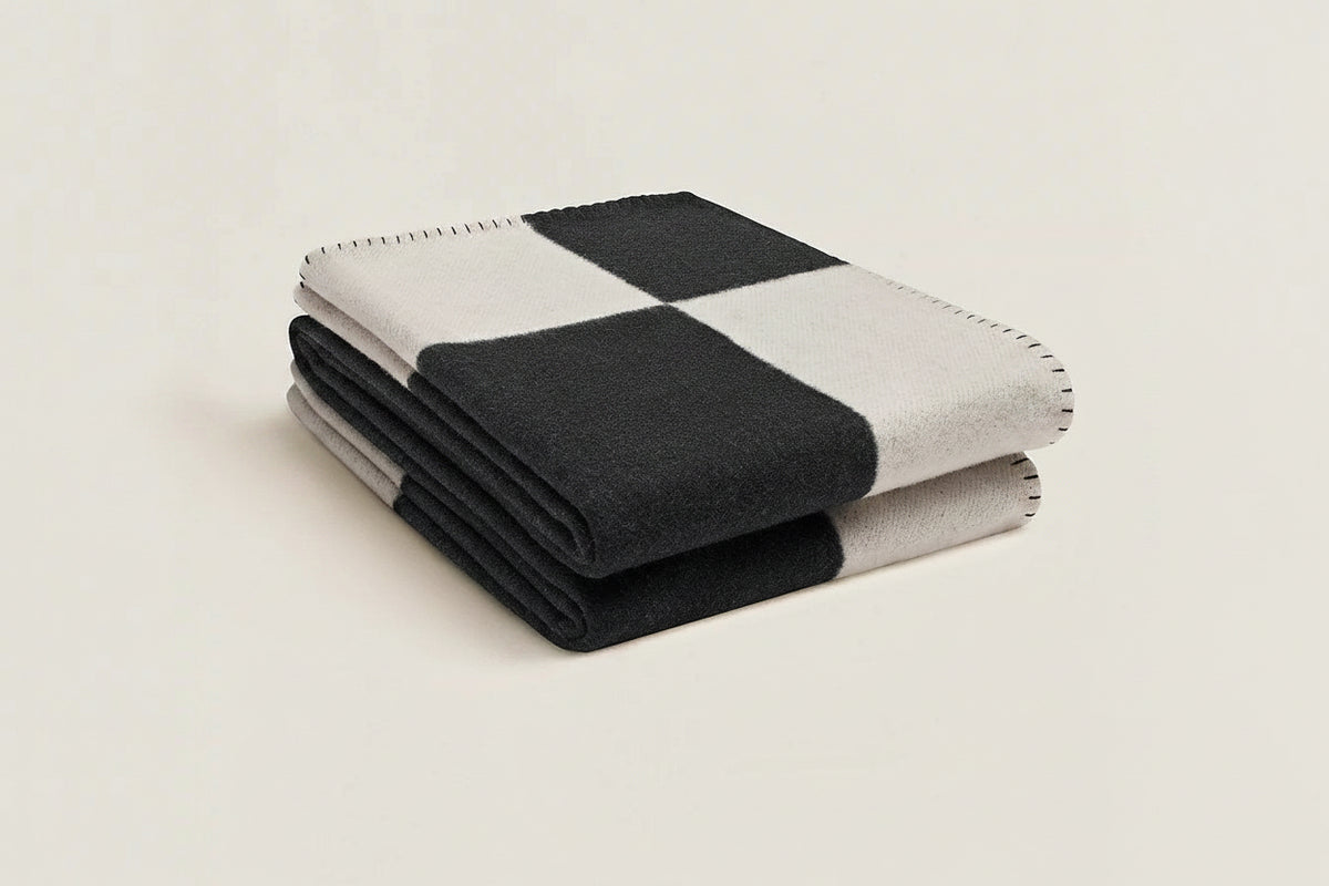 Geruite Deken 140 × 170 cm | Zachte Textielmix