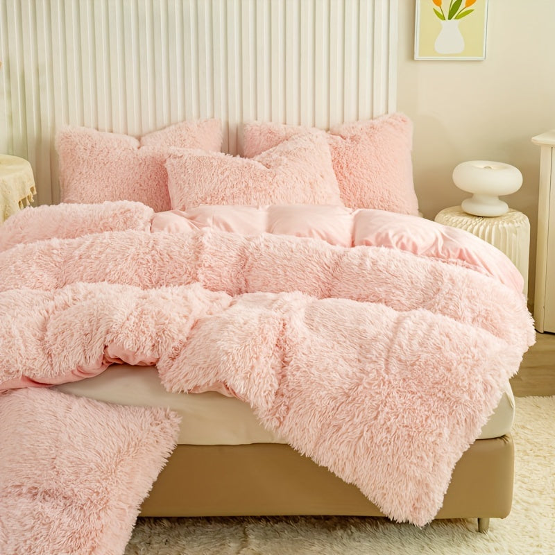 Velora Pluche Bedset Biedt Luxe Comfort Voor Een Gezellige Thuisontspanning