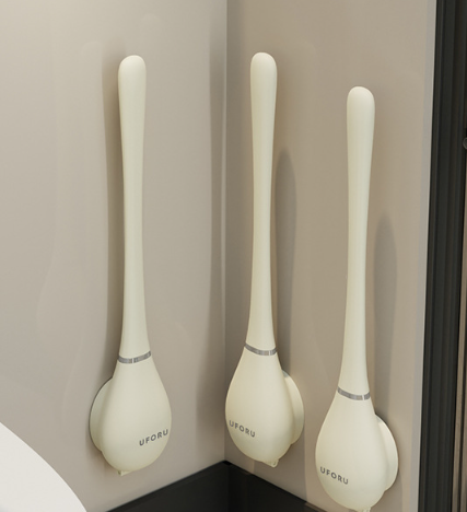 Moderne flexibele siliconen toiletborstel