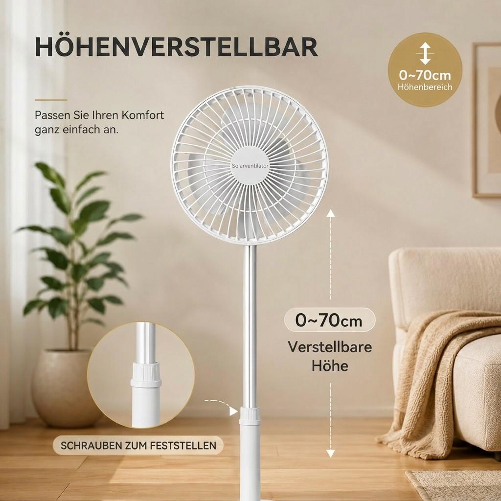Vouwbare USB Accu Ventilator | Vouwbries