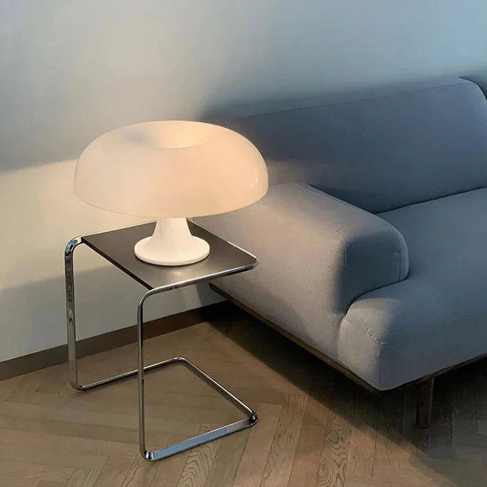 Design LED-tafellamp in de vorm van een paddenstoel