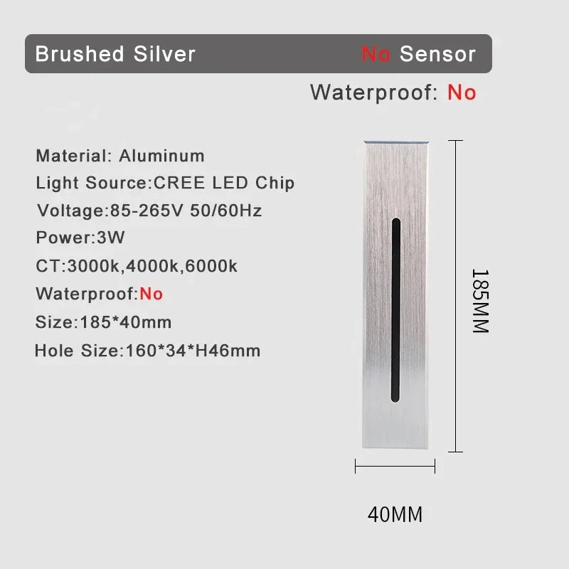 Shadee Bewegingssensor Trap Wandlamp