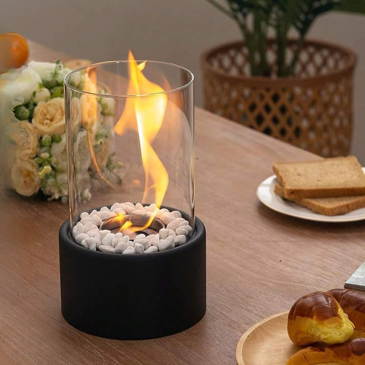 FlameAura | Tafel biohaard – Creëer warmte en sfeer